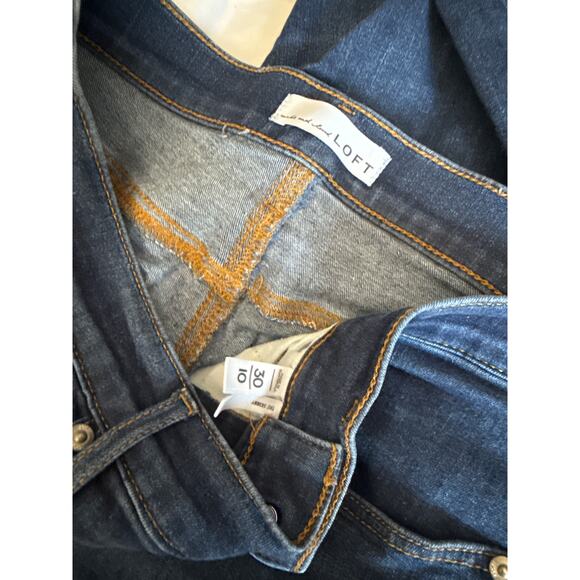 LOFT ANN TAYLOR denim jeans size 10/30 - Picture 4 of 5